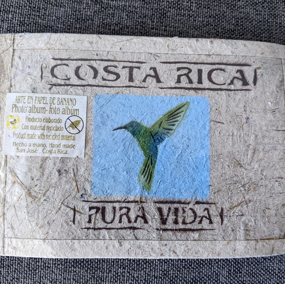 Urban Outfitters Other - Hummingbird Print Natural Fibre, Costa Rica Photo Album. NWT. Handmade. HP!